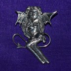 Devilish Fairy Silver Pendant
